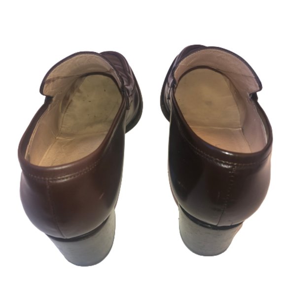 Calvin Klein Brown Leather Classic Pump Vintage '96 with Box - Picture 8 of 13